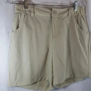 Colombia PFG Women's Shorts Tan Sz 8